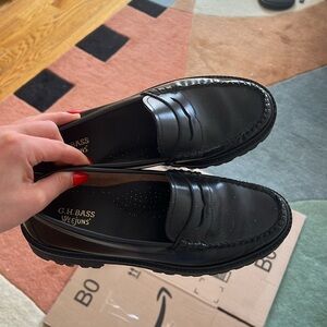 G.H. Bass black weejun loafers